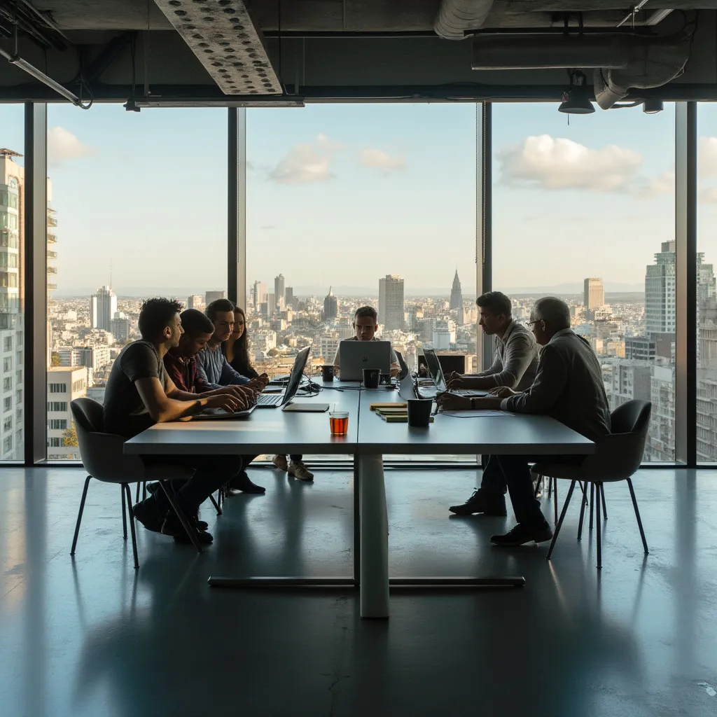 Oficina moderna en Buenos Aires